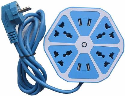 NITLOK HEXAGON USB SOCKET BOARD 10 A Three Pin Socket