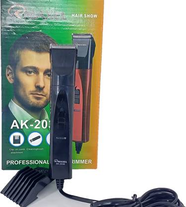 Maxel AK-203B Trimmer 120 min  Runtime 1 Length Settings