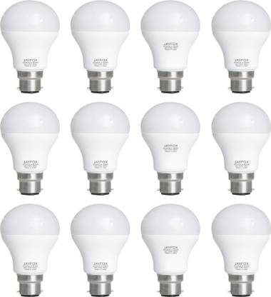 JAYFOX 9 W Basic Round B22 LED Bulb