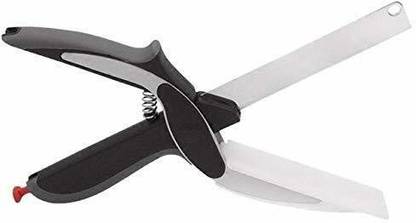 Saviraj 2 in 1 Clever Cutter Knife & Cutting Board (1pcs) Vegetable Chopper