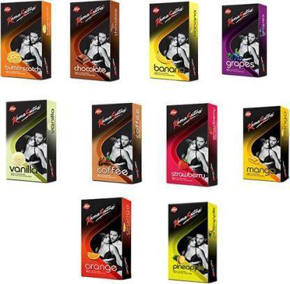 Kamasutra FLAVORED DOTTED COMBO PACK Condom
