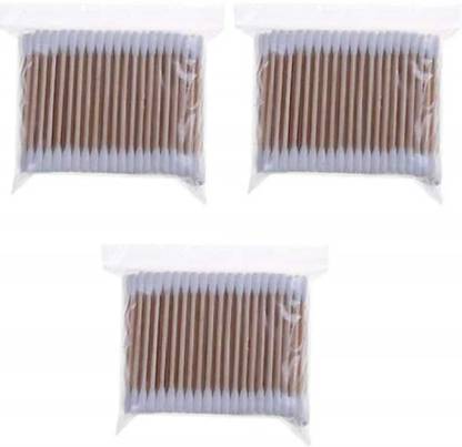 World Wide Villa COTTON EAR BUDS PACK OF 3 EACH PACK HAS 100 BUDS