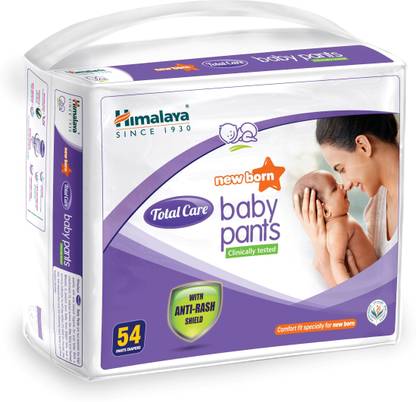 HIMALAYA Total Care Baby Pants New Born 54 Count - New Born