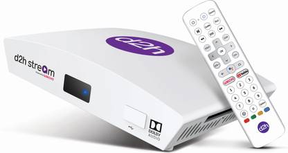 D2H Stream Android HD Set Top Box 1 Month Platinum HD Hindi Combo