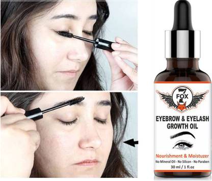 7 FOX 100% Pure Eyebrow & Eyelashes Growth Oil-Enriched with Natural Ingredients-30ML 30 ml