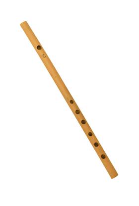 Foora Musical C Natural Bamboo Hand Made Basuri India 19 inch Bamboo Flute