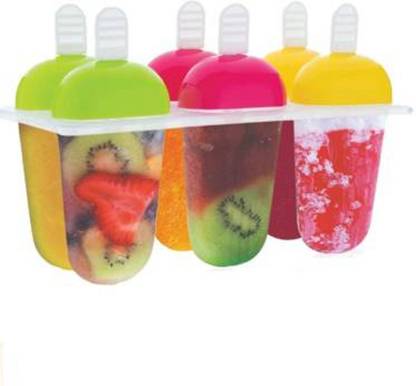 SHIV TREADES White, Multicolor Plastic Ice Cube Tray