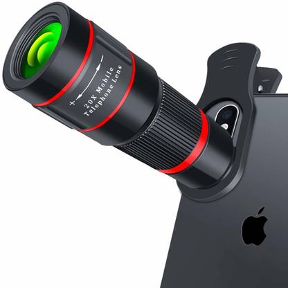 Envilean 14x Mobile Lens Long Range Optical Zoom Mobile Telescopic Telephoto Mobile Phone Lens