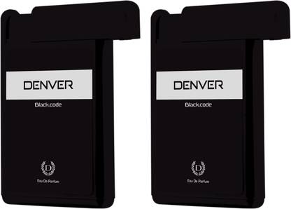 डेनवर Black Code Pocket Perfume (Pack of 2) Eau de Parfum  -  36 ml