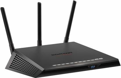 NETGEAR Nighthawk Pro Gaming XR300 WiFi Router with 4 Ethernet Ports and Wireless speeds up to 1.75 Gbps, AC1750, Optimized for Low ping (XR300) Router 2.4 GHz 100 Mbps Wifi Speed Single Band Internal Antenna Ethernet (Cable Broadband)