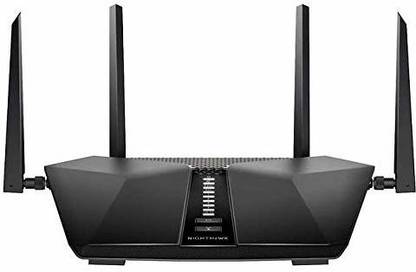NETGEAR Nighthawk AX6 6-Stream AX4300 WiFi 6 Router Router 2.4 GHz 100 Mbps Wifi Speed Single Band Internal Antenna Ethernet (Cable Broadband)