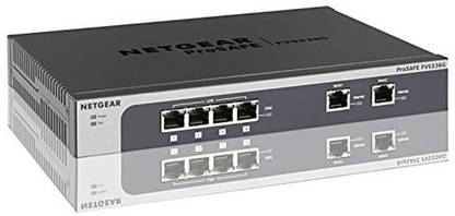 NETGEAR ProSafe FVS336G Dual WAN VPN Firewall with SSL and IPSec VPN (FVS336G-300NAS) Router 2.4 GHz 100 Mbps Wifi Speed Single Band Internal Antenna Ethernet (Cable Broadband)