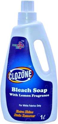 UBL Doctor Plus Clozone Bleach Soap With Lemon Fragrance Extra Shine Stain Remover (For White Fabrics Only Stain Remover