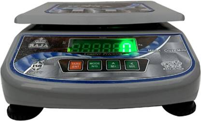 RAJA Mini Dual Led High Precision Digital Electronic Kanta Palla Weighing Scale 30Kg for Shop Weighing Scale