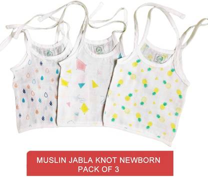 A Toddler Thing Newborn Knot up muslin Jabla (Organic Cotton )