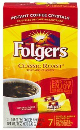 Folgers Classic Roast Clasico Coffee 7 Packets Roast & Ground Coffee