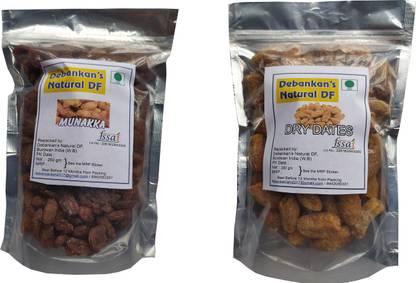 Debankan's Natural DF munakka-dry dates Raisins, Dates