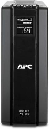 APC Back-UPS BR1500G-IN 230 V Line-interactive Tower Model UPS with Overload Protection with Digital Display 6 Outlet Plugs