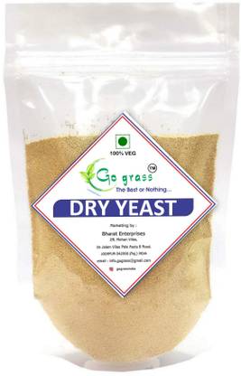 GO GRASS Bakers Yeast- Instant Yeast- Active Dry Yeast (Khameer Powder) 200GRAM Yeast Powder