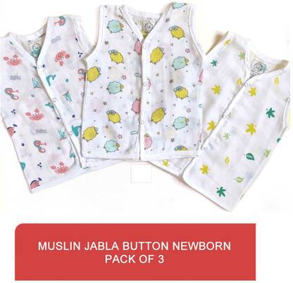 A Toddler Thing Newborn button up muslin Jabla (Organic Cotton)
