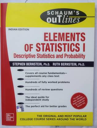 Elements of Statistics I Descriptive Statistics and Probability