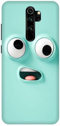 Bluvver Back Cover for Redmi Note 8 Pro Printed Emoji Funny Face Back Cover