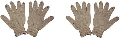 Pacificdeals Cotton Knitted Safety Hand Gloves Reusable Washable For Viral Protection Wet and Dry Disposable Glove Set