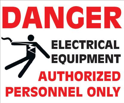 imbue ELECTRICAL EQUIPMENT Emergency Sign