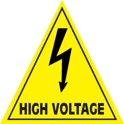 imbue HIGH VOLTAGE Emergency Sign