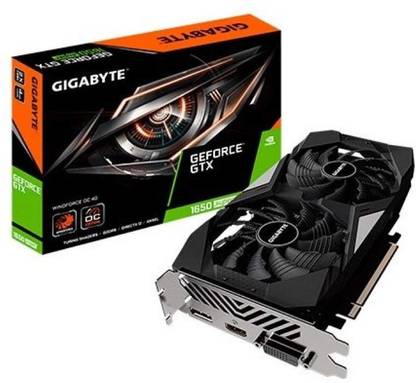 GIGABYTE GeForce GTX GDDR6 4 GB NVIDIA Chipset 128 bit 1680 MHz Graphics Card