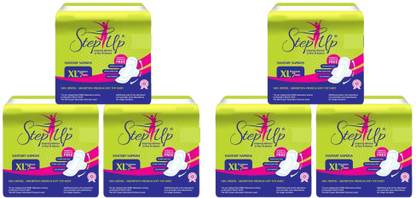 Stepup Step Up Harmful Chemical Free 280mm Sanitary Pad, XL size, Pack of 42 Sanitary Pad