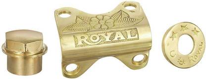 BikerZ HANDLEBAR-PATTI-COMBO-A MUDGAURD LOGO/MONOGRAM/EMBLEM/FOR ALL ENFIELD BIKES/HOUSING DOOR Two Wheeler Stand Pad