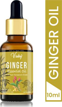 vsadey Ginger Essential Oil - 100% Pure Natural & Undiluted For Skin Care & Hair - 10 ml (Pack of 1)