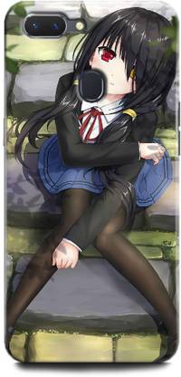 INDICRAFT Back Cover for OPPO A12, CPH2083 KURUMI GIRL ART, ANIME ,ANIMATED PIC