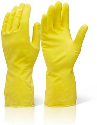 HYZONE HYZONE Extra Comfort Industrial SAFETY HOUSEHOLD Rubber Gloves Dry Glove (Extra Large) Wet and Dry Glove Set