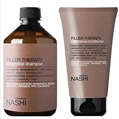 Nashi Argan FILLER THERAPY RESTORATIVE SHAMPOO & CONDITIONER COMBO