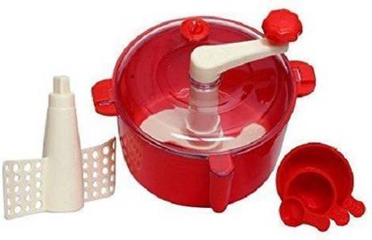 Vastarpara Dough Maker Machine With Measuring Cup Plastic Vertical Dough Maker