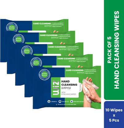 Wiz Hand Cleansing 70% Alcohol Wet Wipes
