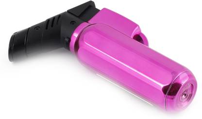 ASRAW Refillable Super Glossy Pink - Windproof Jet Flame Pocket Lighter - Pocket Lighter