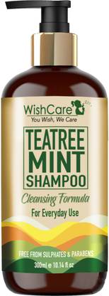 WishCare Tea Tree Mint Shampoo - Cleansing Formula