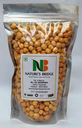 Nature's Bridge Natures Bridge Roasted Chana/ Roasted Chickpeas (Without Skin)/ Roasted Gram/ Roasted Chhila Chana/ Roasted Chickpeas - (250 gm)