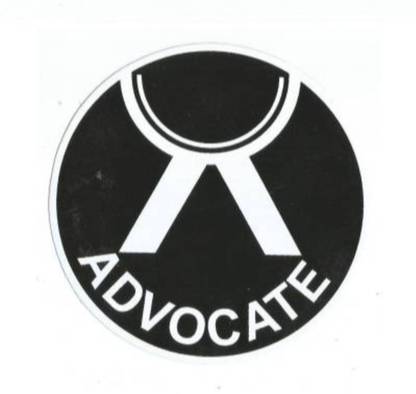 Etradezone 12 cm Paper Advocate Self Adhesive Sticker