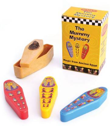 MilesMagic Magician's Mummy Mystery Gimmick Deluxe Plastic Coffins Real Table Magic Trick Gimmick Gag Toy