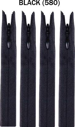 YKK CHC2658018 Black Nylon Invisible Zipper