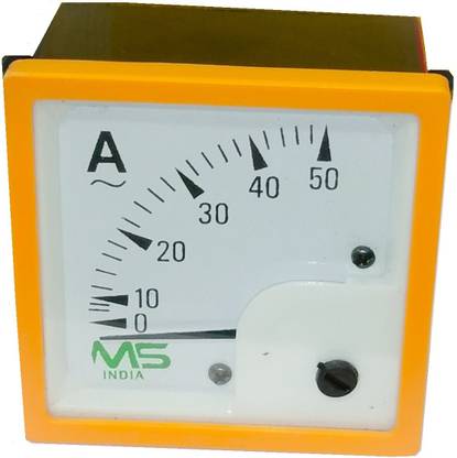M S control 0-50Amp Analog Ammeter Ammeter