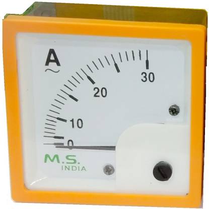 M S control Analog 0-30 Amp Ammeter Ammeter