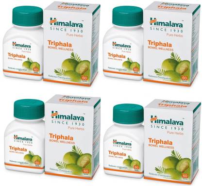 HIMALAYA Triphala for Relieving Constipation (Pack of 4)