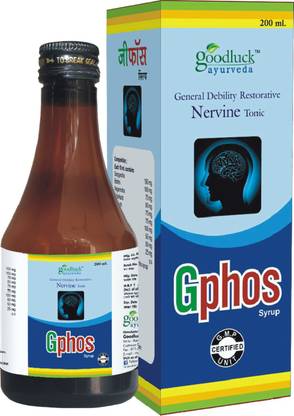 Goodluck Ayurveda Gphos Nervine Tonic Syrup-200ML