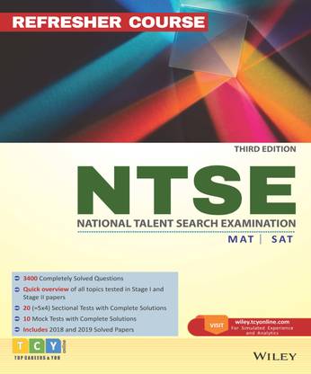 NTSE (National Talent Search Examination) - Refresher Course Third Edition