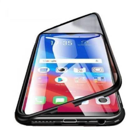 casemet Front & Back Case for Apple Iphone XR Magnetic Cover with Back Glass 100% Electronic Auto-Fit